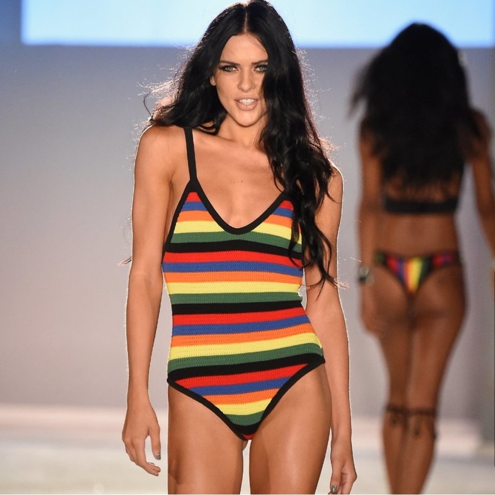 Indah rainbow suit